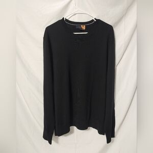 Exc. Cond. Banana Republic Xtra Fine Merino Wool Crew Neck Blk Sweater Men's XL